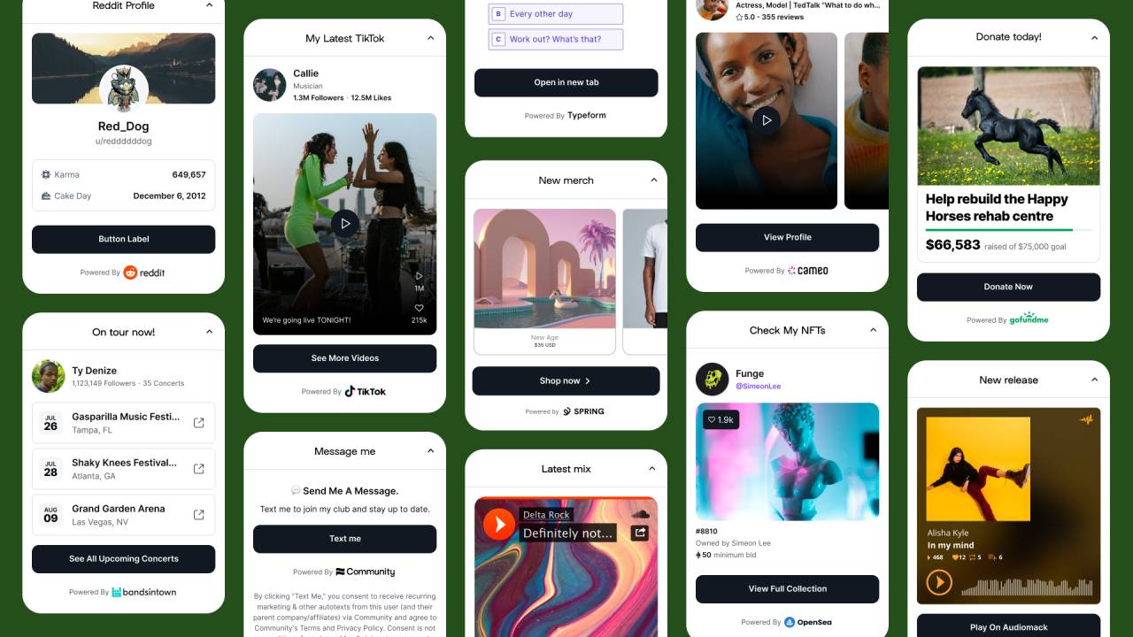Link Tree para Redes Sociales